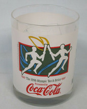 Coke Olympics Atlanta 1996 Torch Relay Glass - $19.69