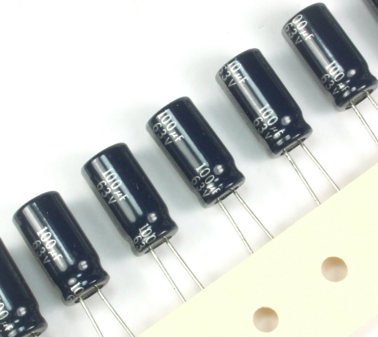 10pcs Panasonic FA 100Uf 63v Radial Electrolytic Capacitor - Capacitors