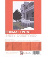 Landscape Plans Formal Front Entry Courtyard Paver Layout Landworks Desi... - $7.90