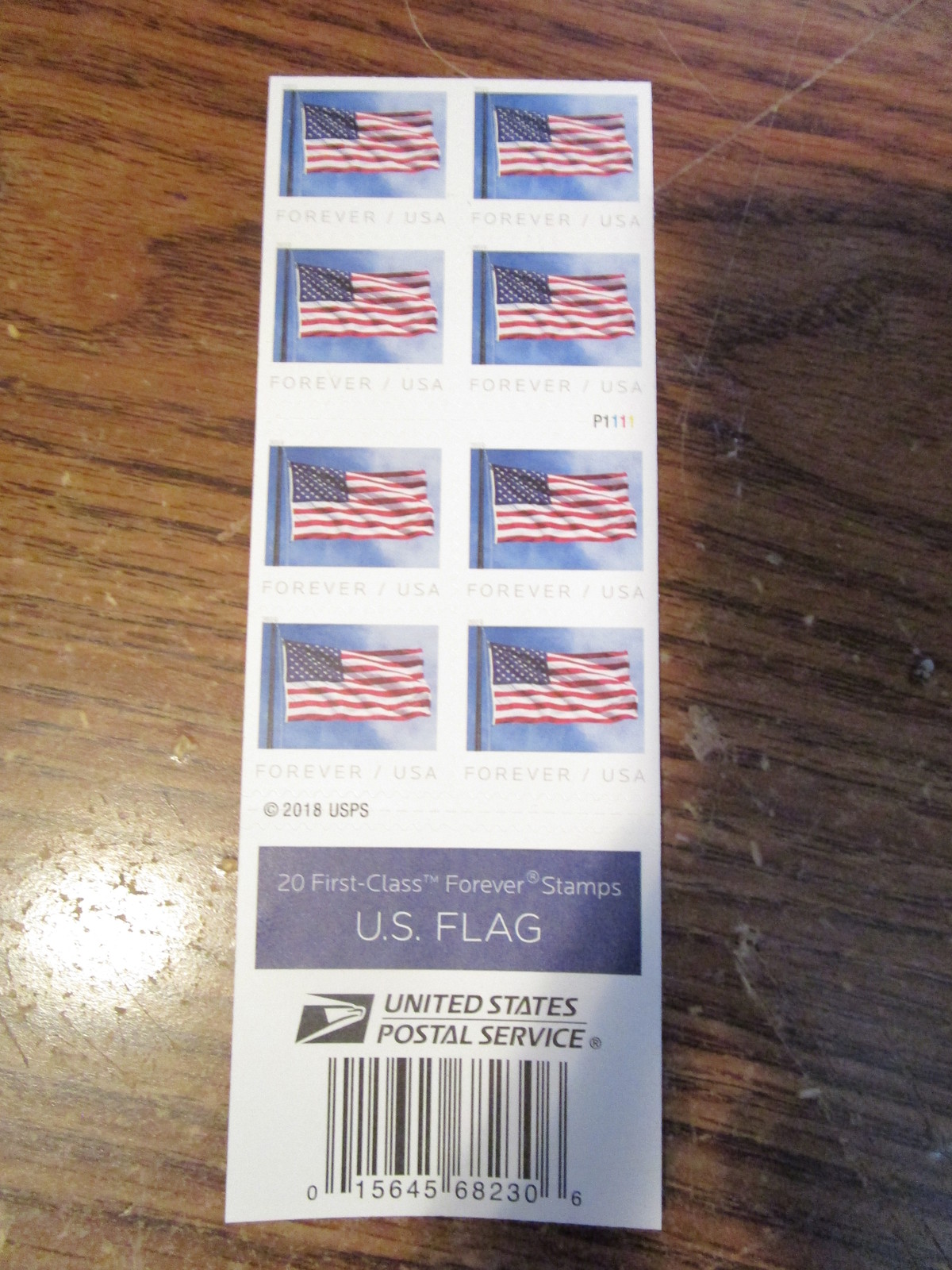 USPS flag booklets (20 stamp booklet) Postage