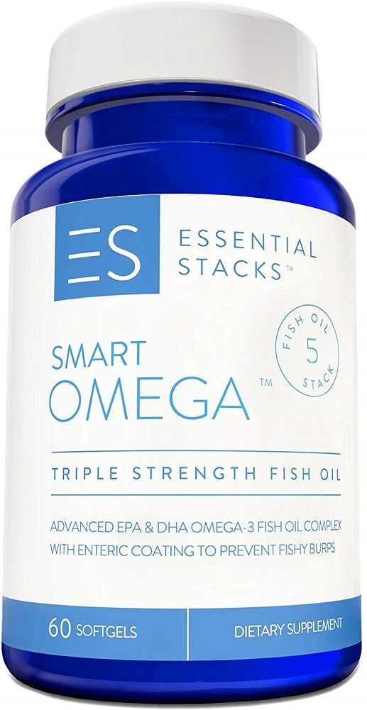 Burpless Fish Oil Omega 3 - Triple Strength (1400mg EPA DHA Per Serving