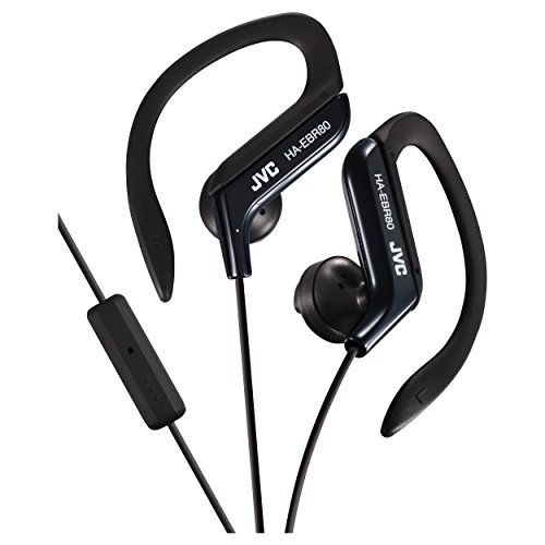 JVC HAEBR80B Sports Clip Headphones (Black)
