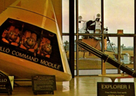 Apollo Command Module Explorer 1 JFK Space Center NASA TWA FL postcard P33 - $9.89