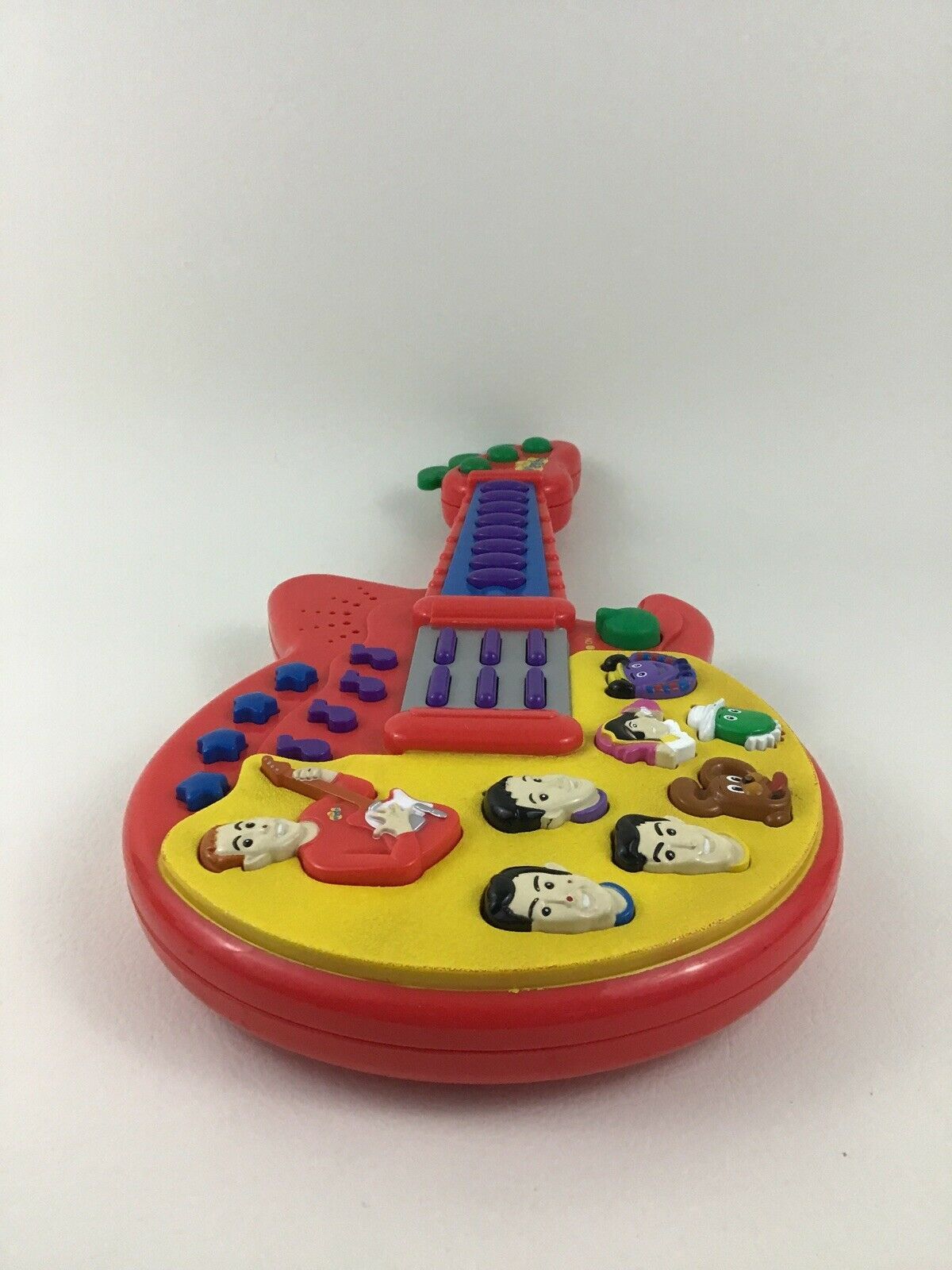 The Wiggles Musical Guitar Music Toy 2003 Spin Master Red Silly Sounds ...