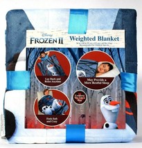 Franco Manufacturing Co Disney Frozen II Olaf 36" X 48" 4.5 Lbs Weighted Blanket