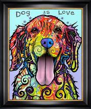 &quot;Dog is Love&quot; Textured Giclee Print by Dean Russo - $295.00