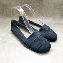 A2 by Aerosoles Womens Softball  Size 7.5 Black  Textile Slip On Loafer Flats - $21.99