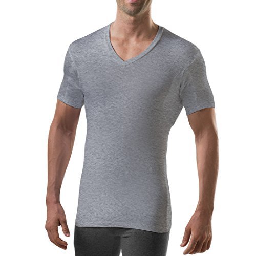 undershirt with v neck sweater