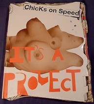 Chicks on Speed  Its A Project  ULTRA COOL Artful book with  - $88.00
