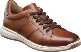 Boys Florsheim Great Lakes Lace to Toe Sneaker, Jr - Cognac Leather, Siz... - $69.99