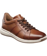 Boys Florsheim Great Lakes Lace to Toe Sneaker, Jr - Cognac Leather, Siz... - $69.99