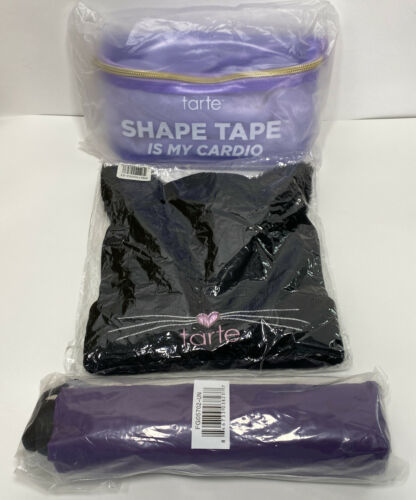 NEW Tarte Cosmetics brand peekaboo umbrella purple Beanie and Fanny Pack Lot - $39.95