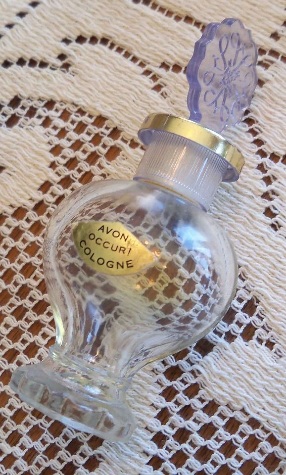 Vintage 1940s Or 50s Avon Glass Bottle And 50 Similar Items