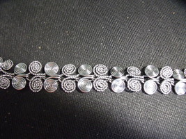 Silvertone Swirl Bracelet-Vintage - $33.00