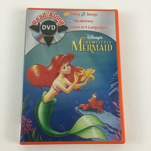 Disney The Little Mermaid Read Along DVD Story Songs Vocabulary ...