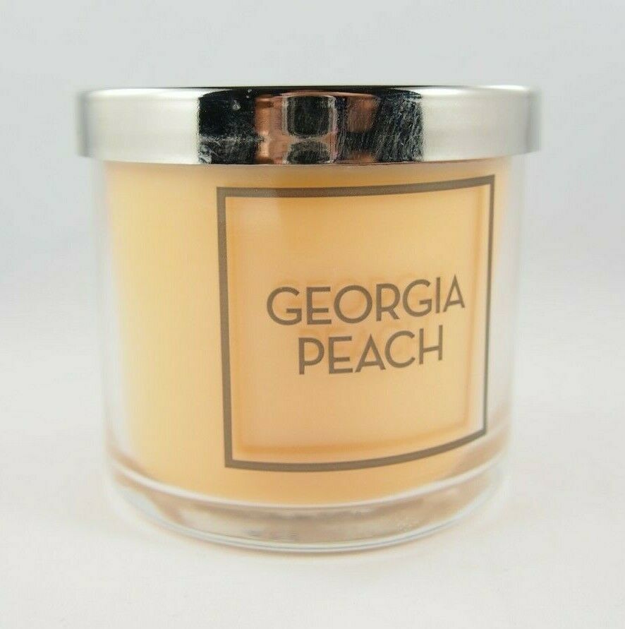 (1) Bath & Body Works Orange Georgia Peach Single Wick Scented Candle 4oz New