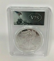 2020 End World War Ii 75th Anniversary Silver Eagle Proof Coin V75, Pcgs PR69D - $410.33