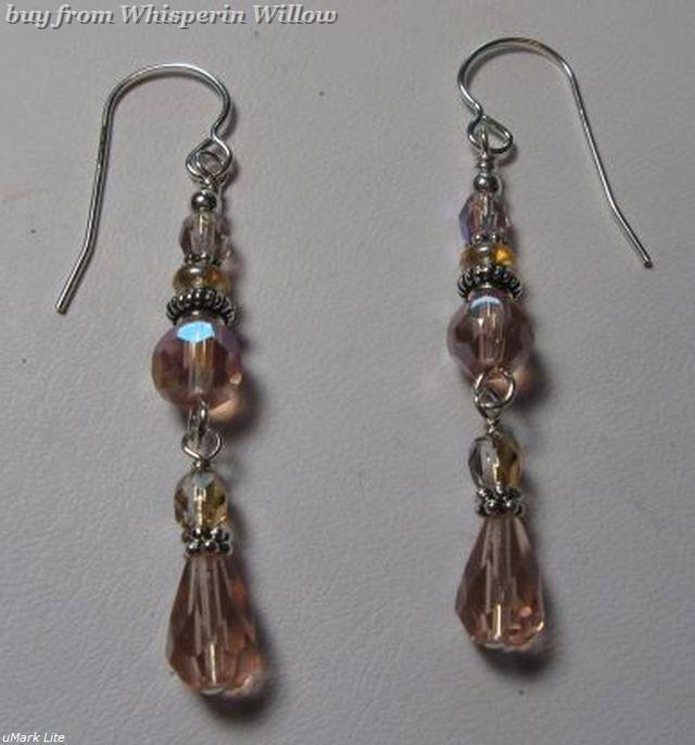 Tendril Sea/Beach Glass Earrings - Earrings