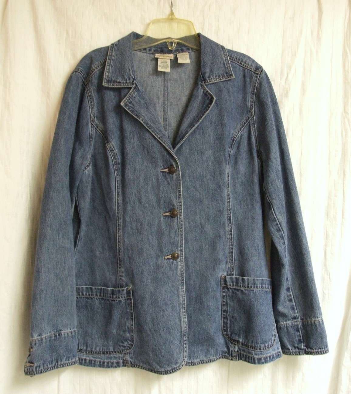 St. John's Bay Denim Jacket/Blazer sz. Lg. - Coats, Jackets & Vests