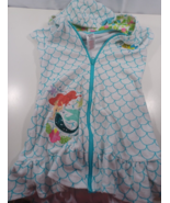 Disney Store ariel  Swim Hooded Cover Up Terry Robe Toddler Girls 7-8 - $7.92