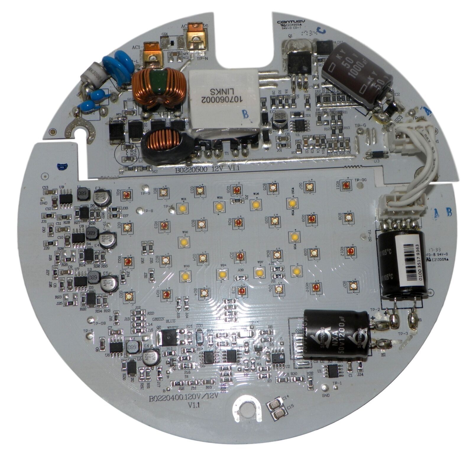 Jandy R0739500 12V Light Engine Printed Circuit Board for Jandy Pool