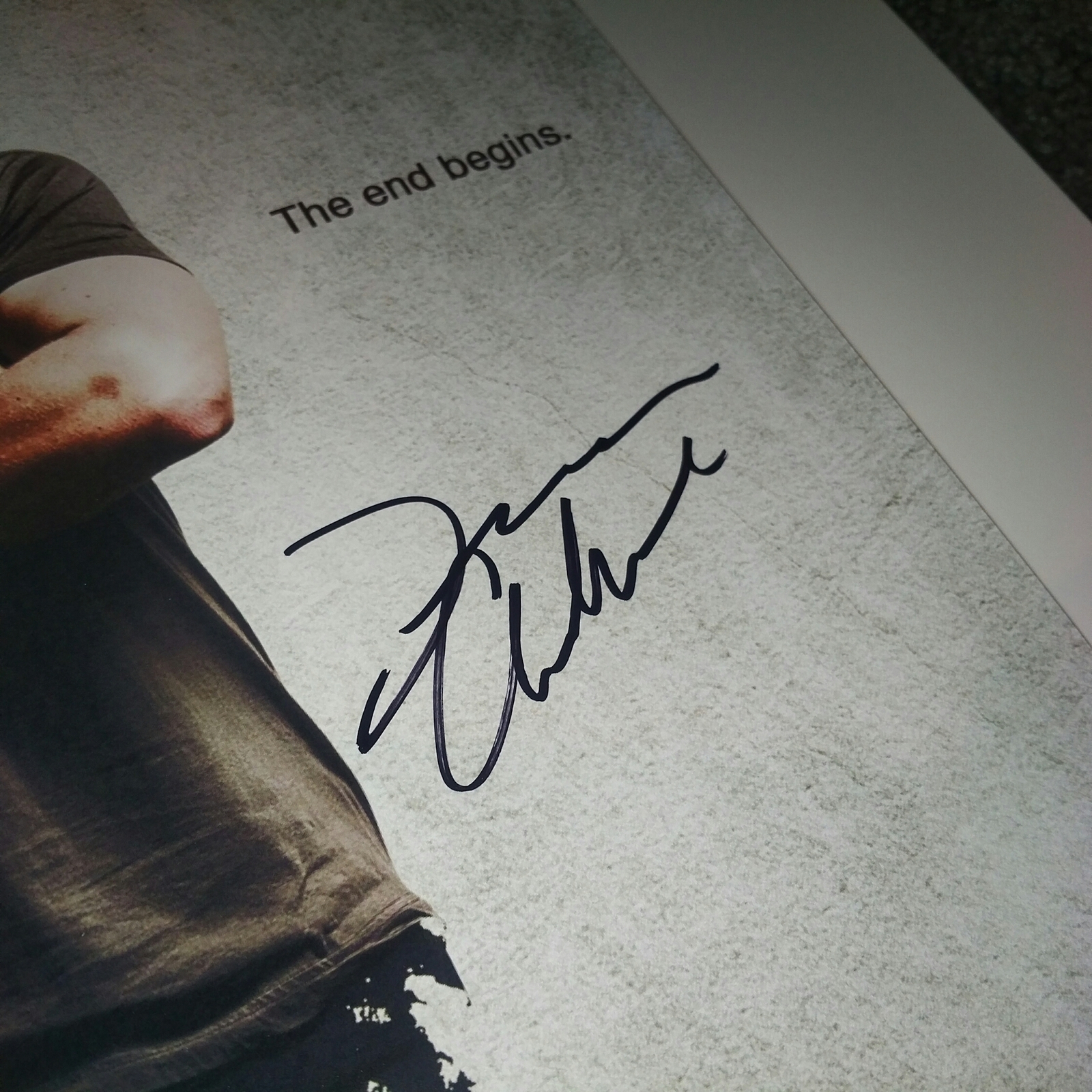 Jensen Ackles Jared Padalecki Hand Signed Supernatural Script Coa Television 0893