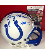 LENNY MOORE AUTOGRAPHED SIGNED BALTIMORE COLTS MINI HELMET JSA CERTIFIED - $84.14