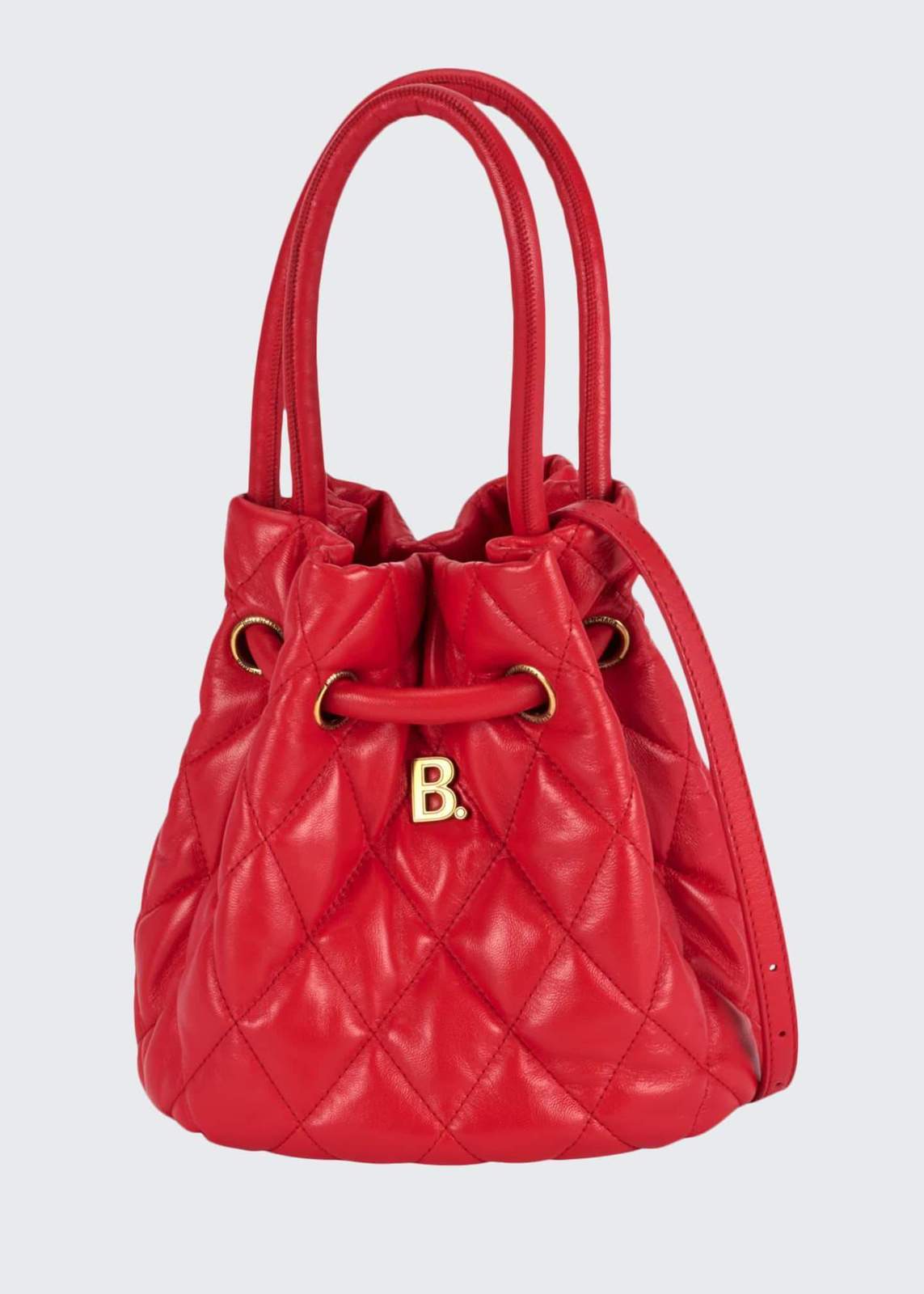 Balenciaga B Quilted Napa Bucket Bag Handbags & Purses