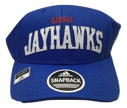 NCAA - University of Kansas JayHawks Hat - Adidas Women&#39;s Blue Snapback - $13.81