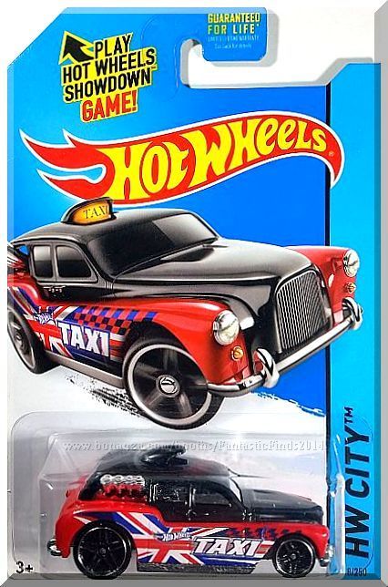 Hot Wheels - Cockney Cab II: HW City '15 - HW City Works #8/250 *Black ...