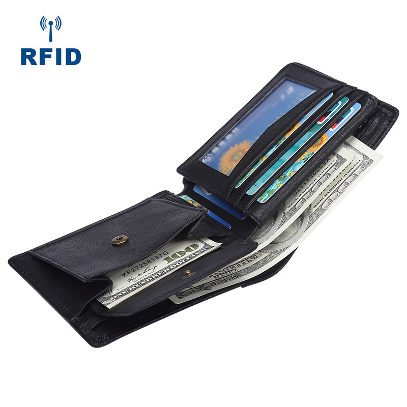 wallet for men Multifunctional RFID Blocking  #LVL813