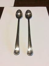 Reed & Barton Stainless Steel "Mendon" Glossy Ice Teaspoon Lot Of 2 - $16.99