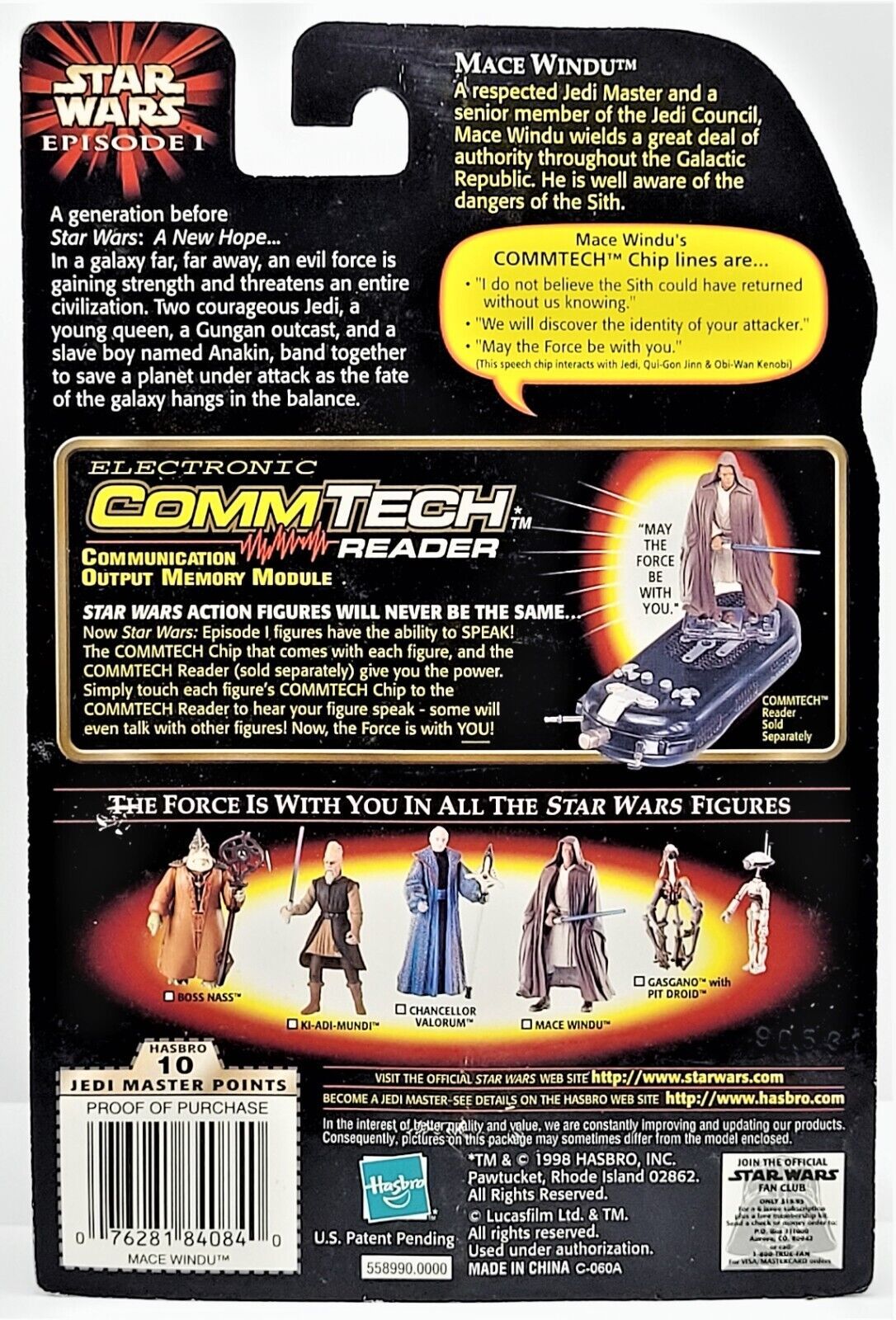 Star Wars Episode I Mace Windu Action Figure and 50 similar items