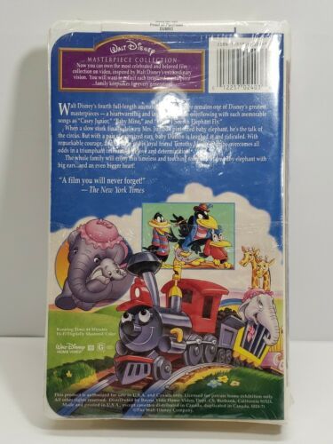 Walt Disney's DUMBO VHS Tape Masterpiece Collection, 024 Brand New ...