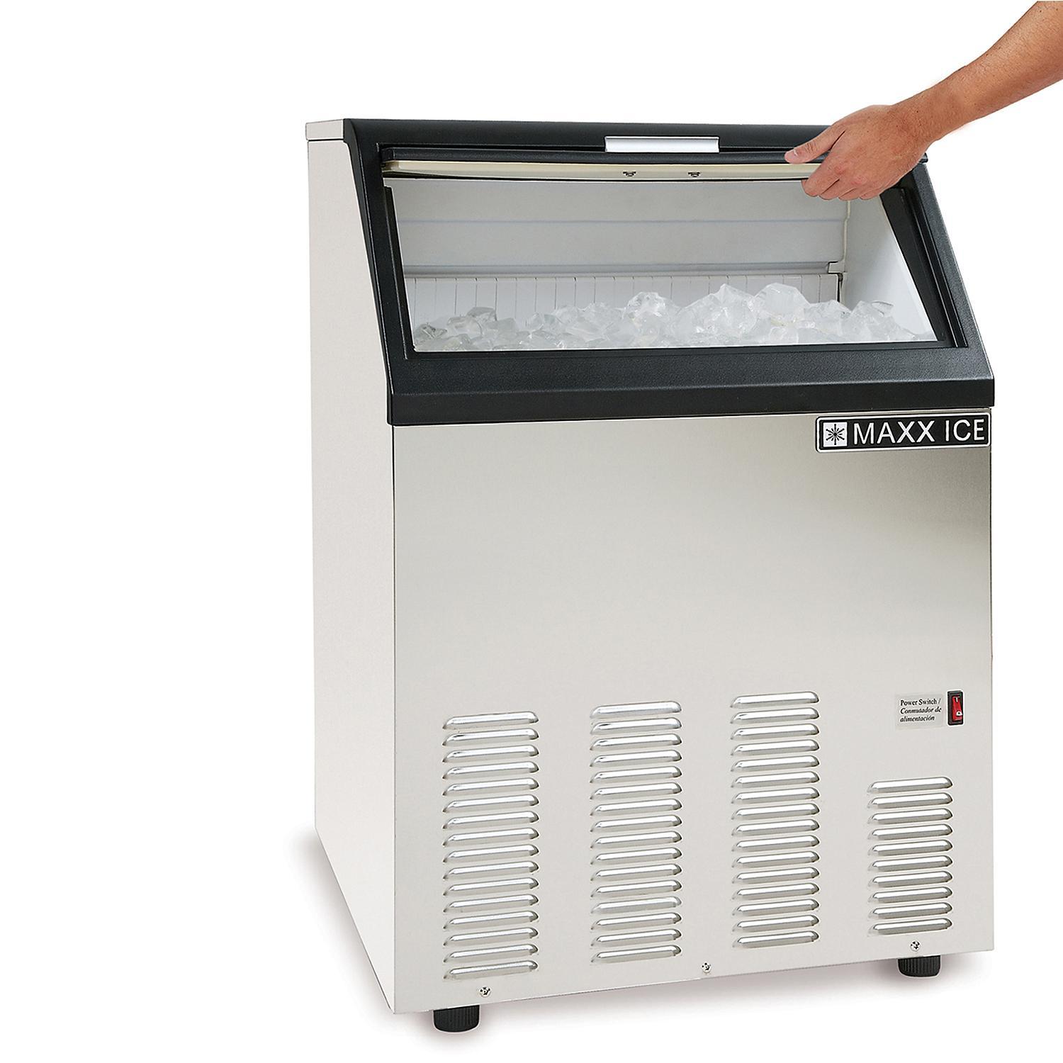 Maxx Ice Freestanding Icemaker in Stainless Steel (130 lbs.) Ice Machines