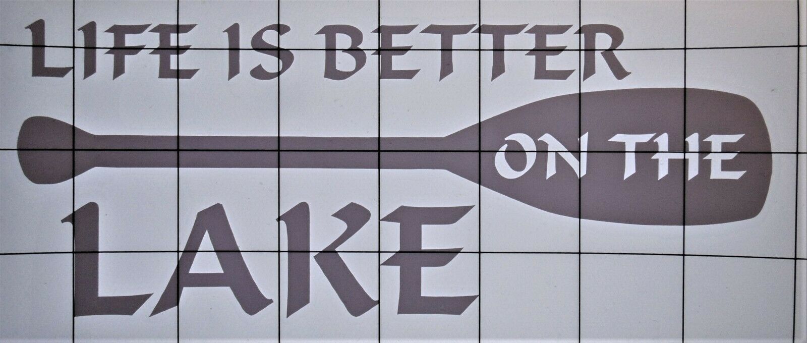 Life Is Better On The Lake Die-Cut Vinyl Indoor Outdoor Car Window Decal Sticker