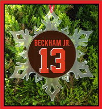  Beckham Jersey Christmas Ornament - Cleveland - $12.95