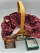 Longaberger 1997 All American Getaway basket with liner and hang on - $17.57
