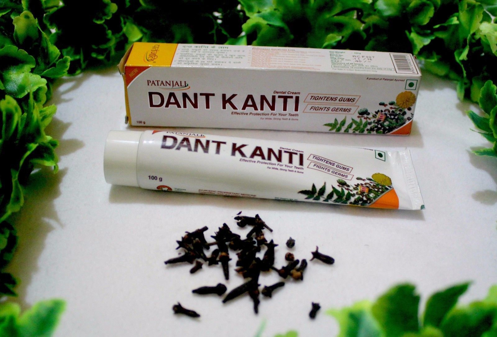 Patanjali Dant Kanti Dental Cream Ayurvedic Toothpaste 100g Pack of 2