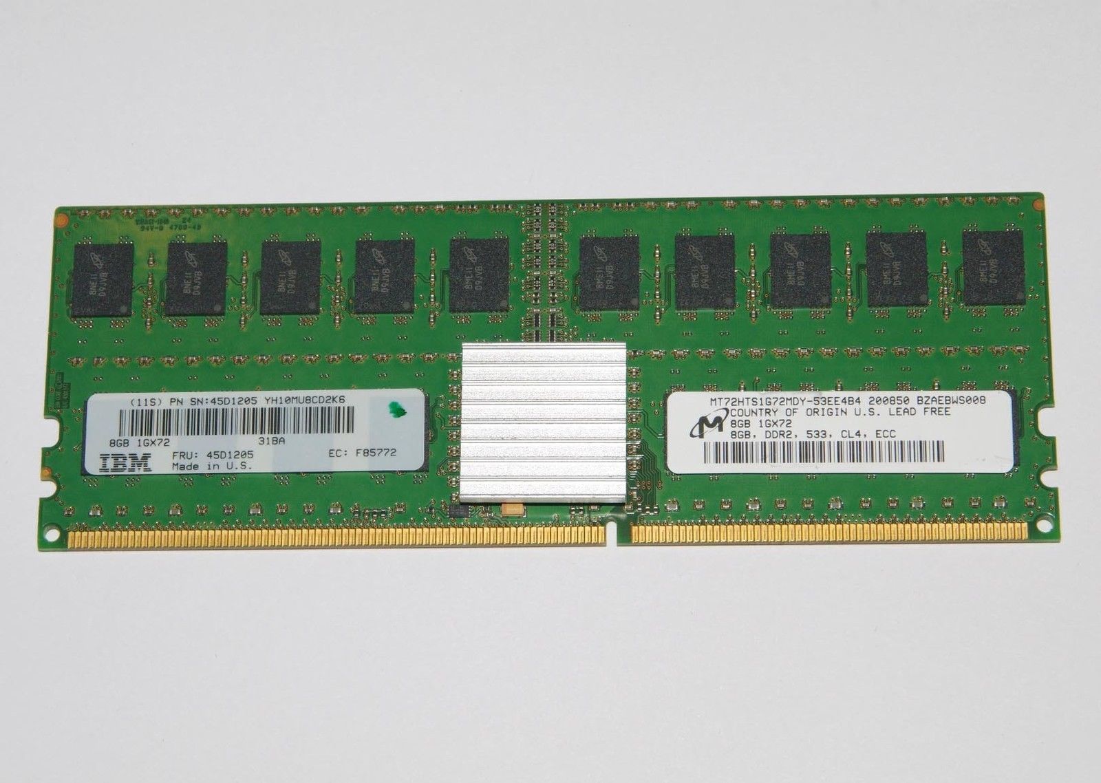 12R6452 4GB DDR2 ECC REG-PC4200 IBM ORIGINAL Memory Module