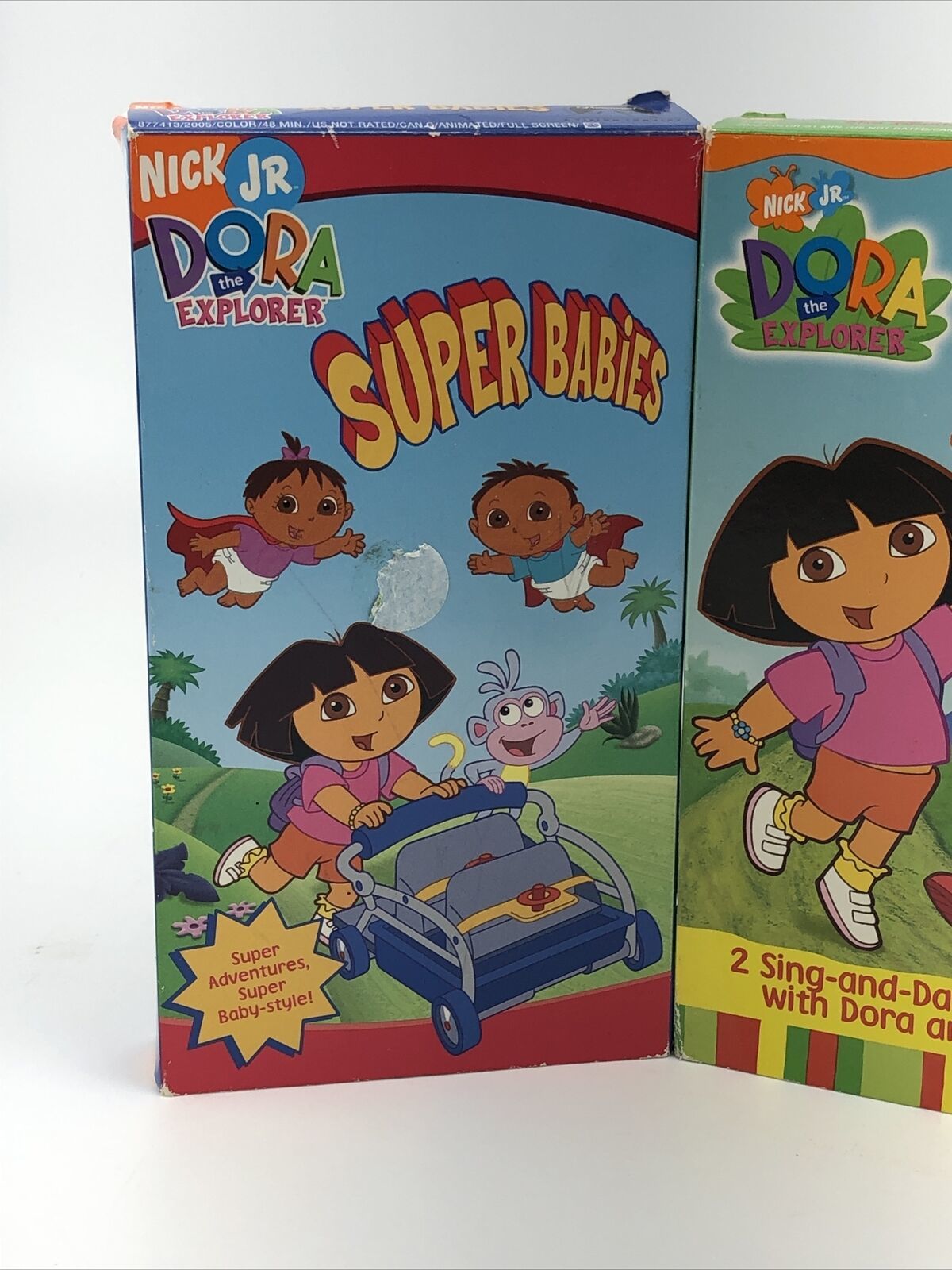 VHS Dora the Explorer - Super Babies & Move To The Music (VHS, 2005 ...