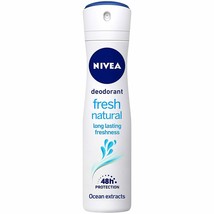NIVEA Deodorant for women Fresh Natural 150ml pack Deo Spray Perfume long lastin - $8.17