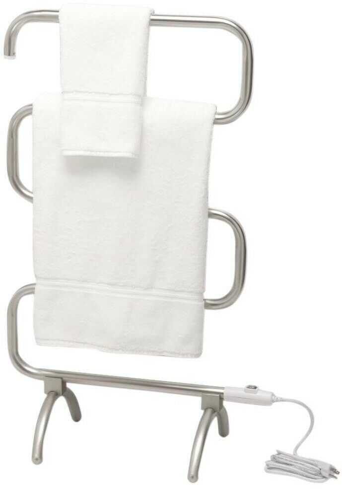 Warmrails Bathroom Portable Towel Warmer 38 in. 75Watt PlugIn Satin
