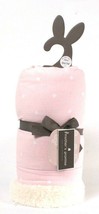 Mother's Promise Seeded Collection Light Pink Jersey Plush Blanket & Door Tag 