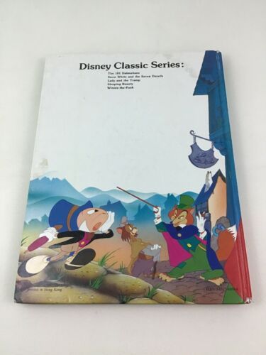 Disney Pinocchio Book Vintage 1987 Large Hardcover Gallery Twin Books ...