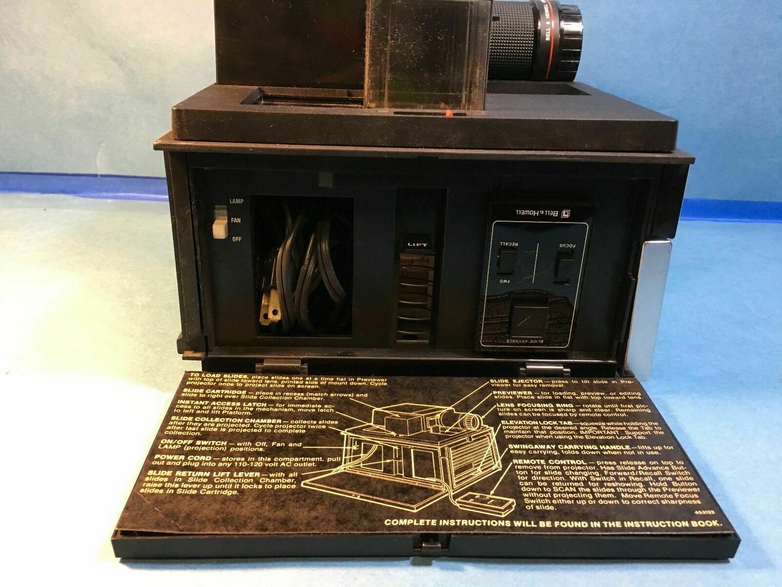Bell & Howell Slide Cube II System Rf 60 Slide Projector Slide Projectors