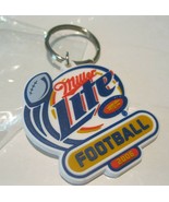 Keychain Miller Lite Fooball 2006 Never Used Mint  Beer Advertising Rubber - $6.91