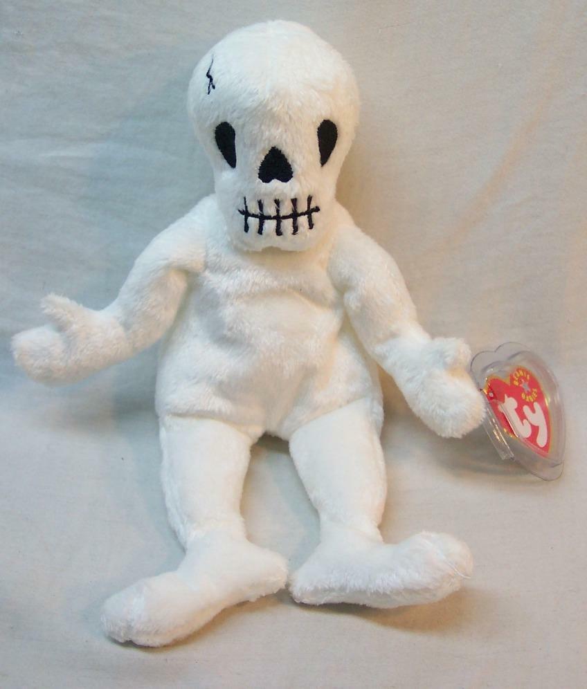 TY Beanie Babies CREEPERS THE SKELETON 9" PLUSH STUFFED ANIMAL TOY 2001