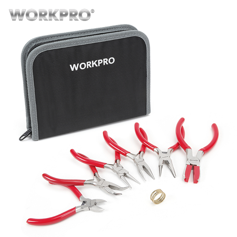 WORKPRO 7PC Jewelry Pliers Mini Pliers Set Jewelry Repair Tool Kit