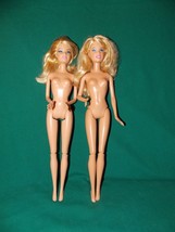 2 Barbie Dolls Blonde Haired Dolls Lot of 2      BD13 - $7.06
